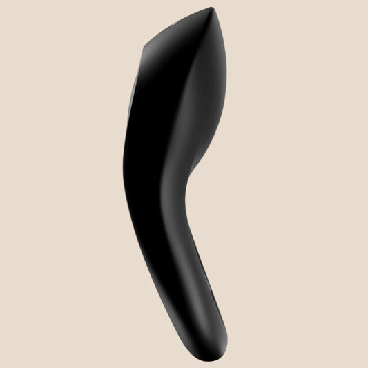 SATISFYER - VIBRADOR DE ANÉIS LENDRIO DUO PRETO-1