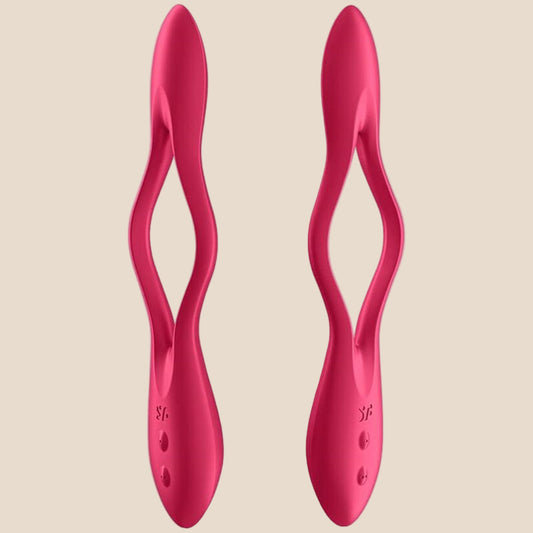 SATISFYER - MULTI VIBRADOR ELASTIC JOY VERMELHO-1