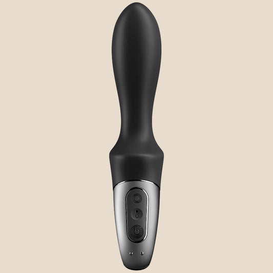 SATISFYER - APLICATIVO VIBRADOR ANAL HEAT CLIMAX PRETO-2