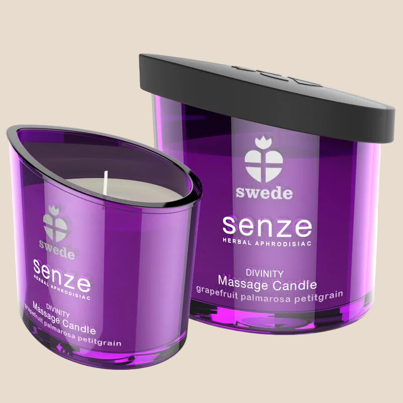 SWEDE - VELA DE MASSAGEM SENZE DIVINITY - TORANJA, PALMAROSA, PETITGRAIN-0