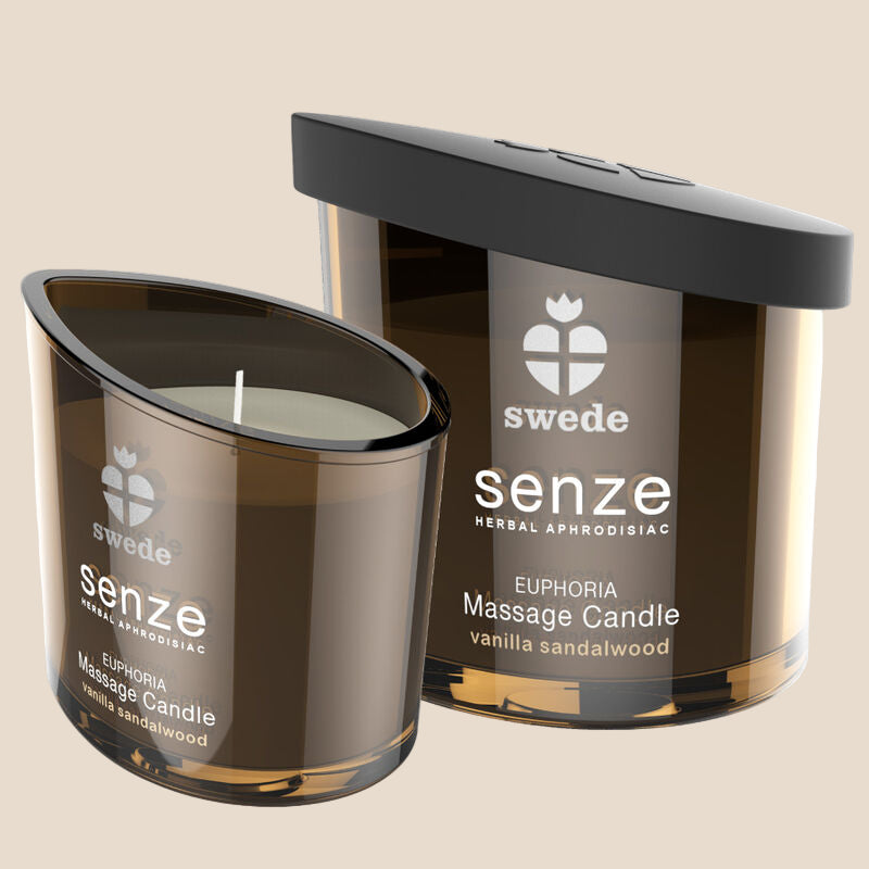 SWEDE - VELA DE MASSAGEM SENZE EUPHORIA - BAUNILHA, SÂNDALO-0
