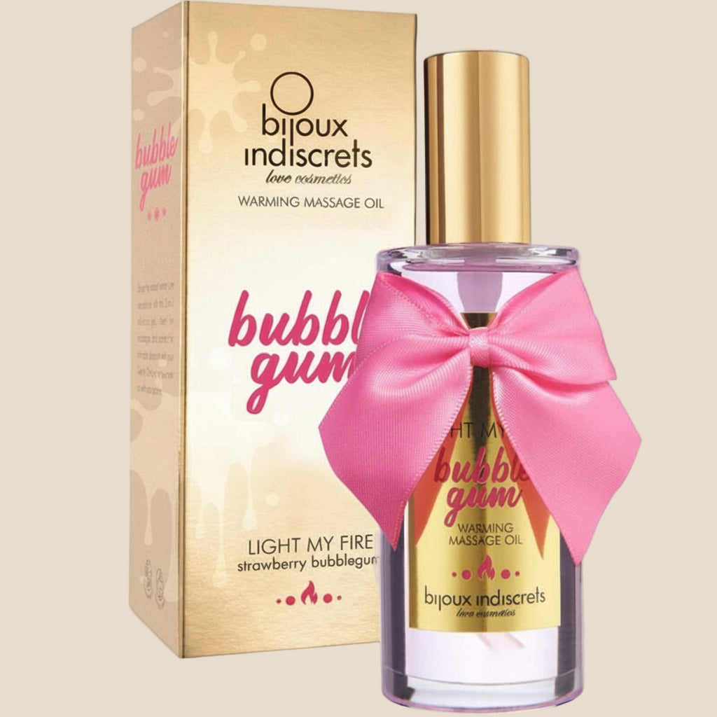 BIJOUX - INDISCRETS ÓLEO DE MASSAGEM LIGHT MY FIRE EFEITO DE CALOR SABOR GOMA-1