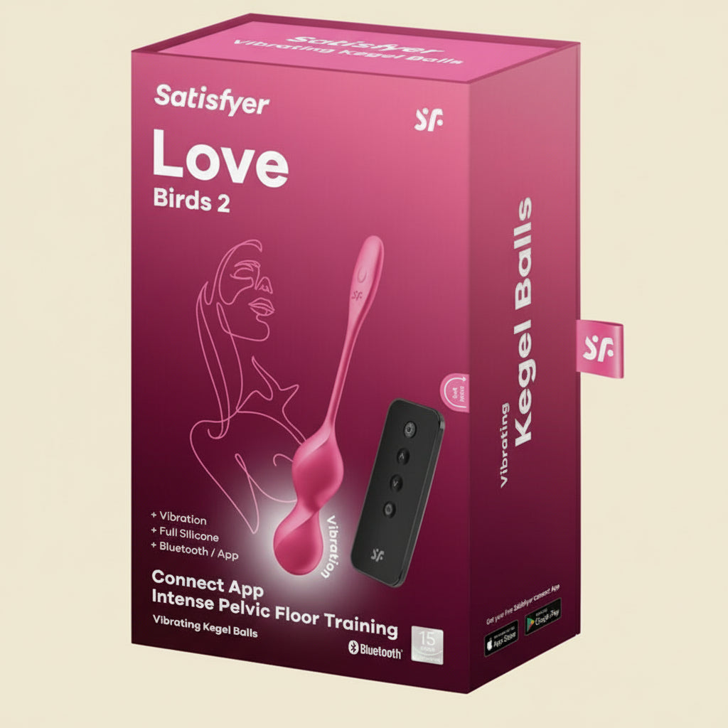 SATISFYER - LOVE BIRDS 2 BOLAS DE KEGEL VIBRANTES + APLICATIVO GRATUITO-4