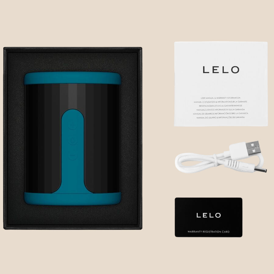 LELO - F2S™ TEAL MASTURBADOR MASCULINO AZUL-9