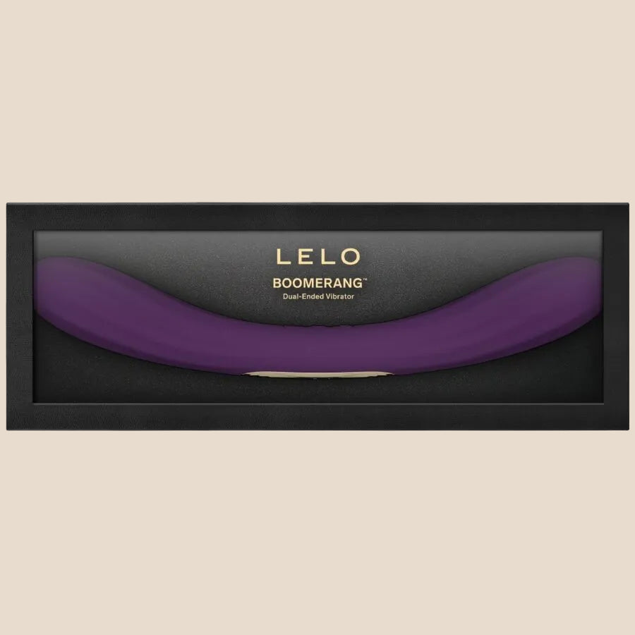 LELO - BOOMERANG VIBRADOR DE DUAS PONTAS ROXO-3