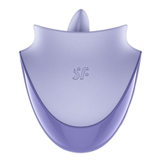SATISFYER - TONGUE DANCER ESTIMULADOR CLITORIANO COM VIBRAÇÃO E PULSAÇÕES LILÁS-1