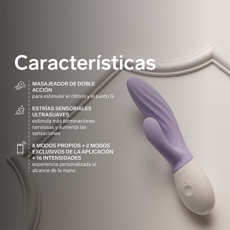 LELO - INA TWIST VIBRADOR DUPLO COELHO PARA PONTO G E CLITÓRIS LAVANDA-9