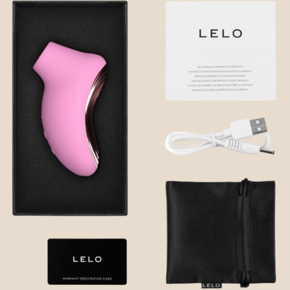 LELO - SONA 2 MASAJEADOR SÓNICO DE CLÍTORIS DE VIAJE ROSA