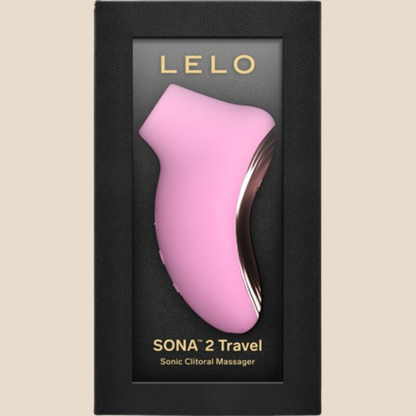 LELO - SONA 2 MASAJEADOR SÓNICO DE CLÍTORIS DE VIAJE ROSA