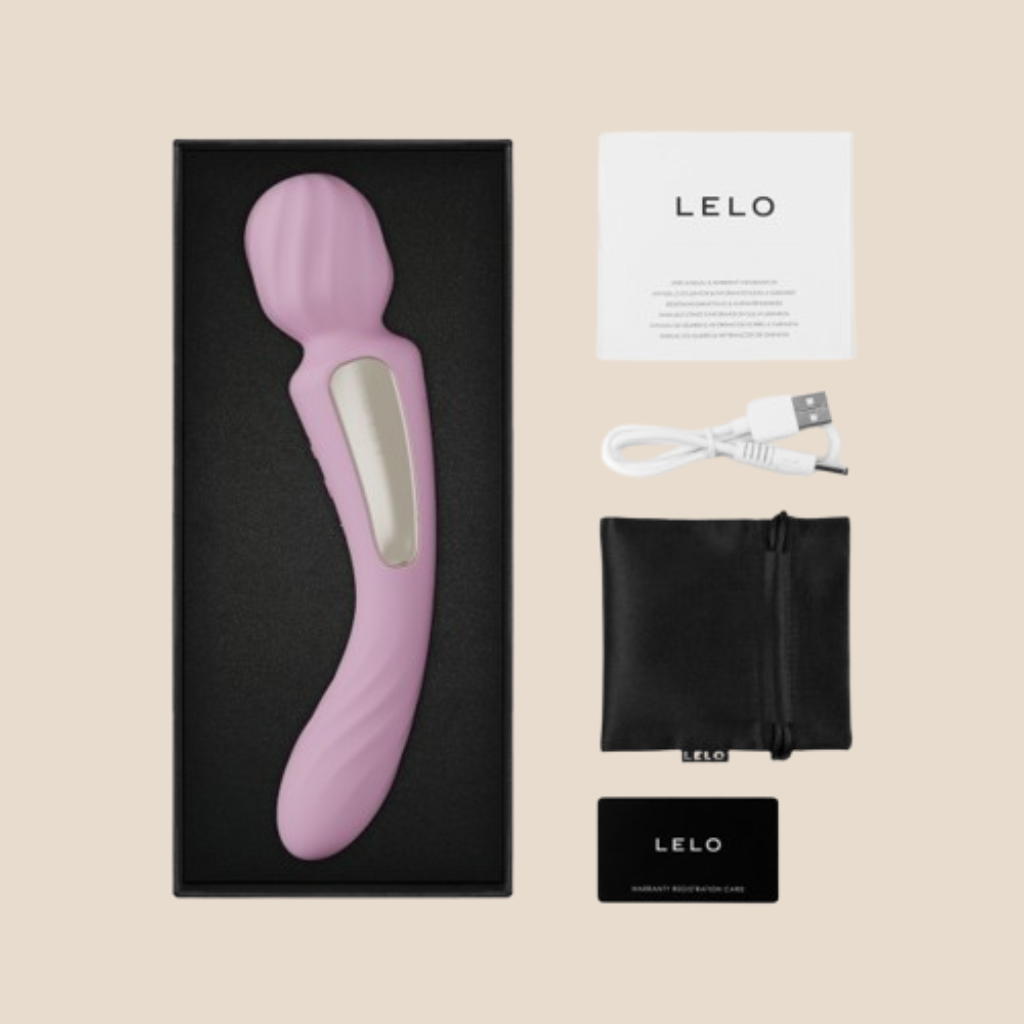LELO - WANDA VIBRADOR CON INTERRUPTOR DE DOBLE ESTIMULACIÓN ROSA SUAVE