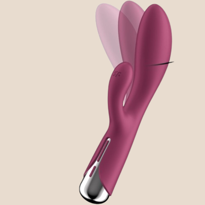 SATISFYER - SPINNING RABBIT 1 CLITORIS AND RED G-SPOT STIMULATION