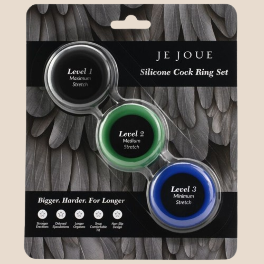 JE JOUE - CONJUNTO DE ANÉIS PENIANOS