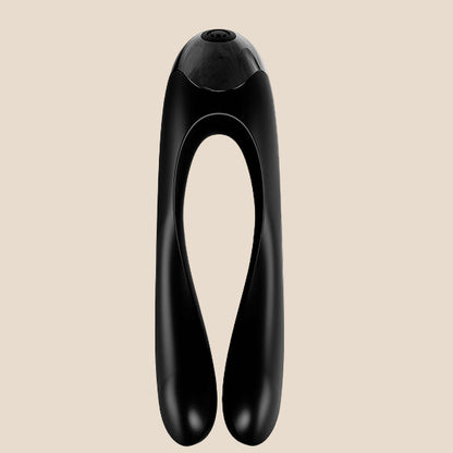 SATISFYER - VIBRADOR DE DEDO CANDY CANE PRETO-2