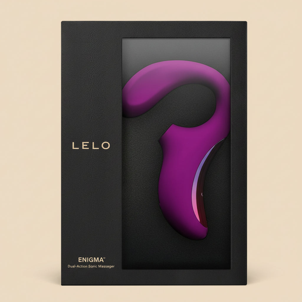 LELO - ENIGMA ESTIMULAO DE DUPLA SUCO DEEP ROSE MASSAGER-1