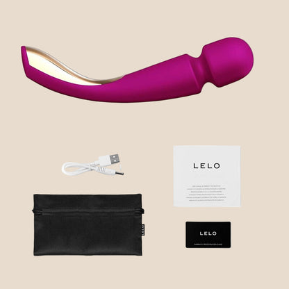 LELO - SMART WAND MÉDIO 2 MASSAGEADOR ROSE PROFUNDO-4