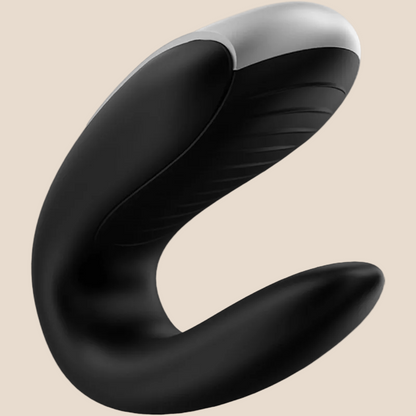 SATISFYER - VIBRADOR DOUBLE FUN PARTNER PRETO-4