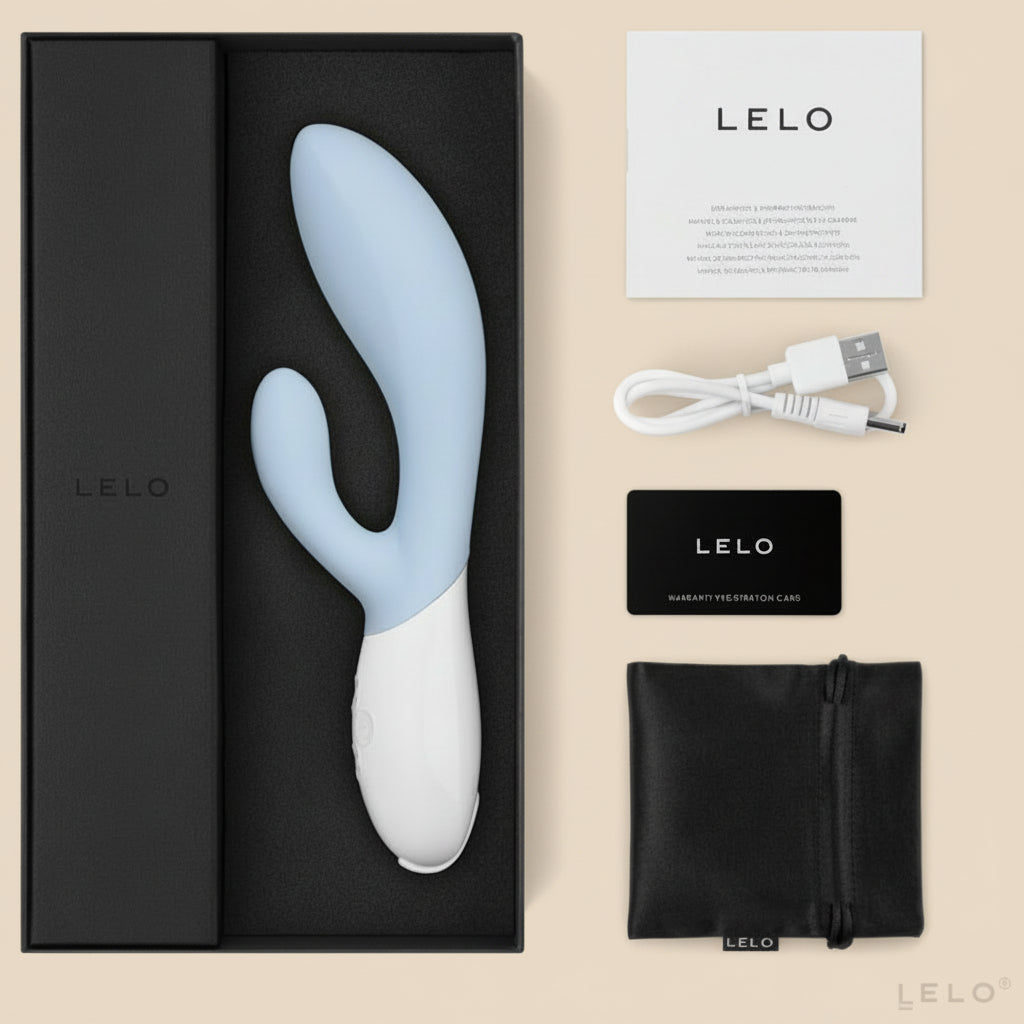 LELO - VIBRADOR INA 3 LUXO CELESTE-1