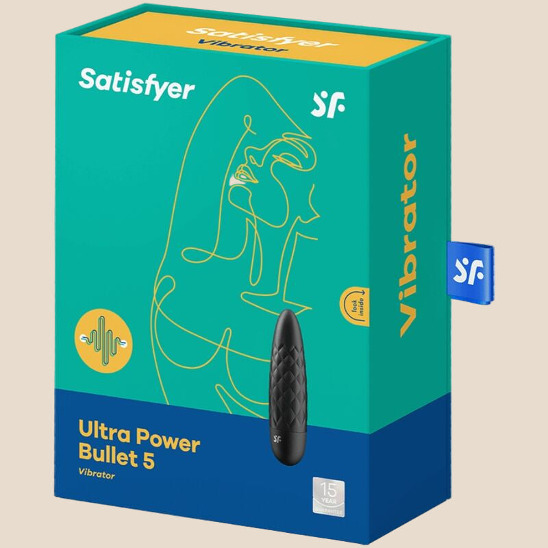 SATISFYER - ULTRA POWER BULLET 5 PRETO-2