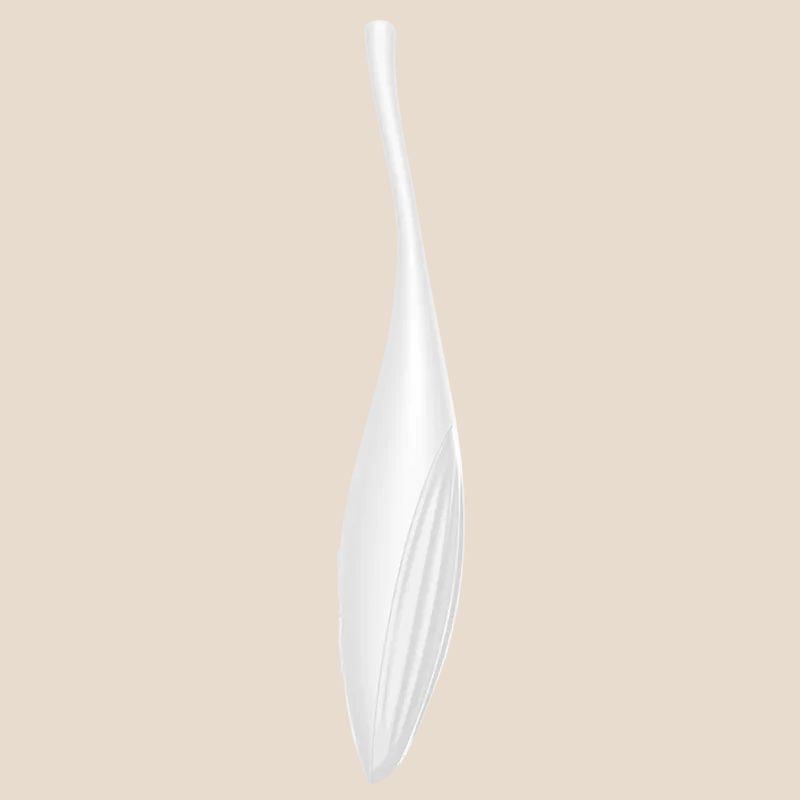 SATISFYER - VIBRADOR TWIRLING JOY CLIT TIP BRANCO-1