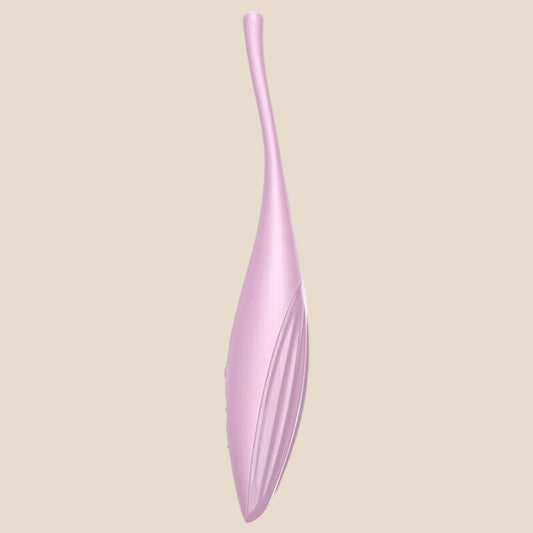 SATISFYER - VIBRADOR TWIRLING JOY CLIT TIP ROSA-1