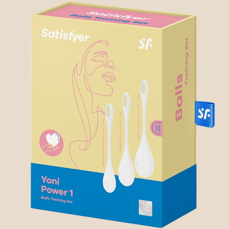 SATISFYER - CONJUNTO DE TREINO YONI POWER 1 BRANCO-3