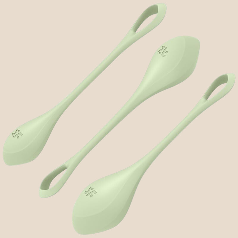 SATISFYER - CONJUNTO DE TREINO YONI POWER 2 VERDE-0