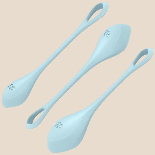 SATISFYER - CONJUNTO DE TREINO YONI POWER 2 AZUL-0