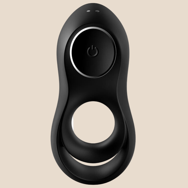 SATISFYER - VIBRADOR DE ANÉIS LENDRIO DUO PRETO-2