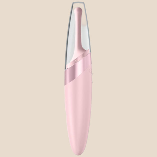 SATISFYER - ESTIMULADOR DE CLITÓRIS TWIRLING DELIGHT ROSA-1