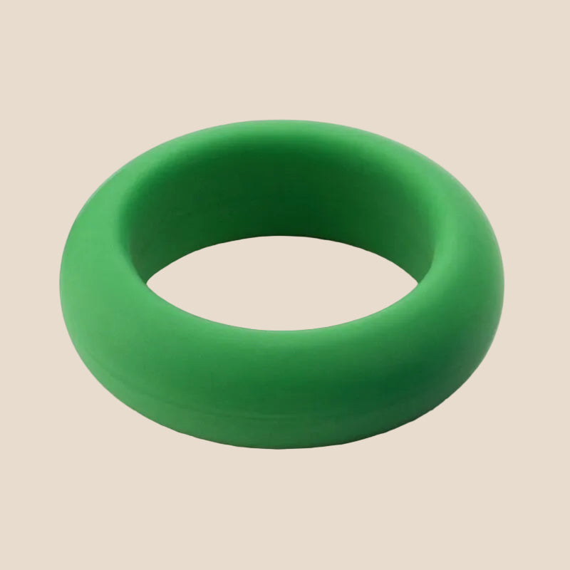 JE JOUE - ANEL DE SILICONE VERDE CHOKE MÉDIO-1