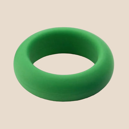 JE JOUE - ANEL DE SILICONE VERDE CHOKE MÉDIO-1