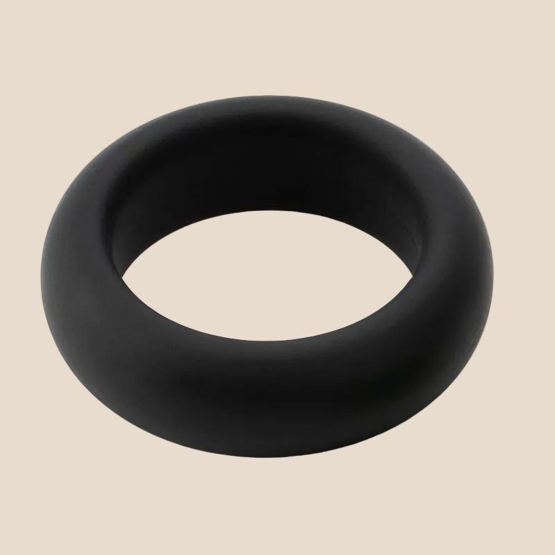 JE JOUE - ANEL DE GALO DE SILICONE DE ESTICAO MXIMA - PRETO-1