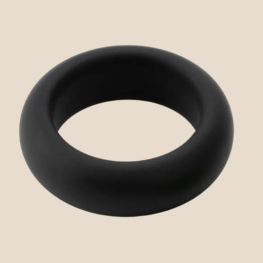 JE JOUE - ANEL DE GALO DE SILICONE DE ESTICAO MXIMA - PRETO-1