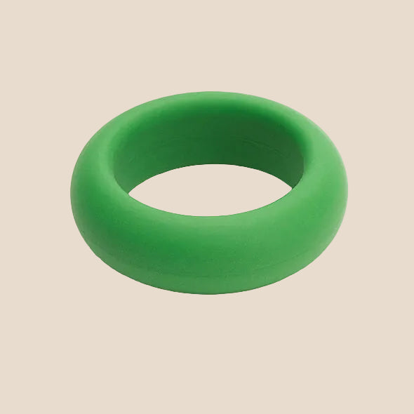 JE JOUE - ANEL DE SILICONE VERDE CHOKE MÉDIO-4