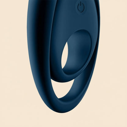 SATISFYER - GLORIOUS DUO ANEL VIBRADOR AZUL-1