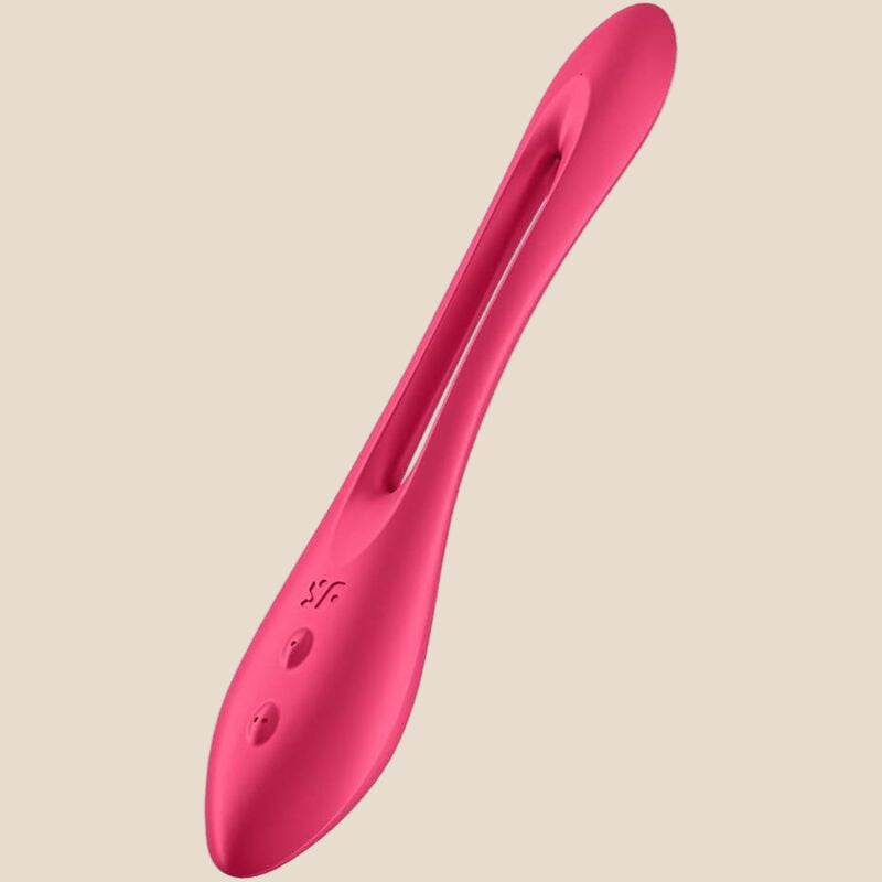 SATISFYER - MULTI VIBRADOR ELASTIC JOY VERMELHO-0