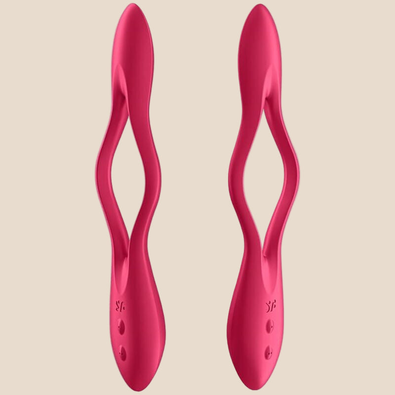 SATISFYER - MULTI VIBRADOR ELASTIC JOY VERMELHO-1