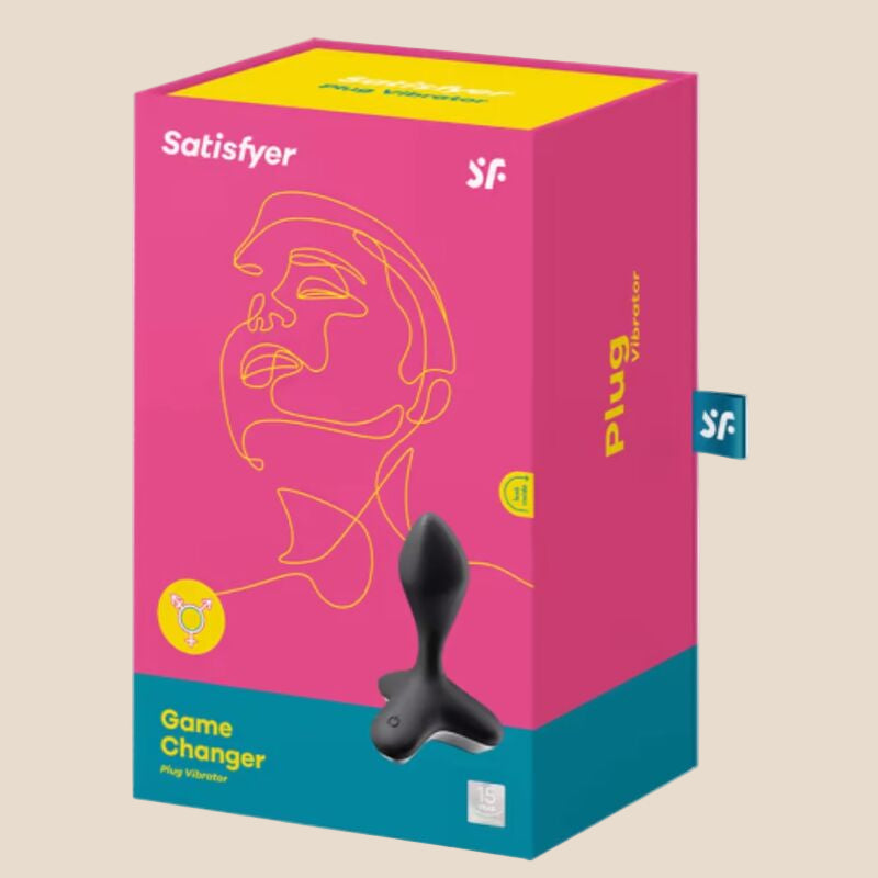 SATISFYER - GAME CHANGER PLUG VIBRADOR ROSA-4