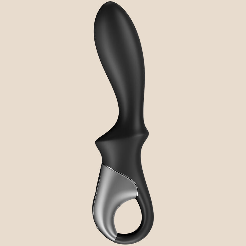 SATISFYER - APLICATIVO VIBRADOR ANAL HEAT CLIMAX PRETO-1