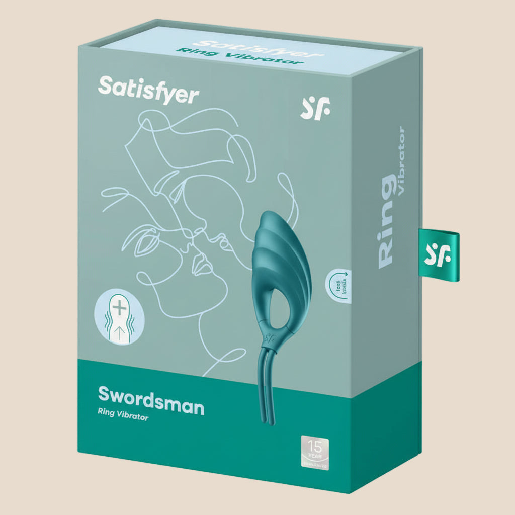 SATISFYER - VIBRADOR DE ANEL ESPADADISTA VERDE-3