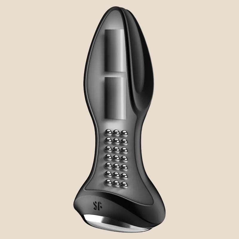 SATISFYER - ROTATOR PLUG 2+ APLICATIVO VIBRATÓRIO PRETO-1