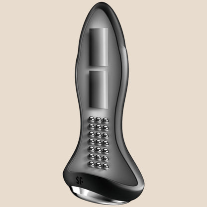 SATISFYER - ROTATOR PLUG 1+ APLICATIVO VIBRANTE PLUG PRETO-1