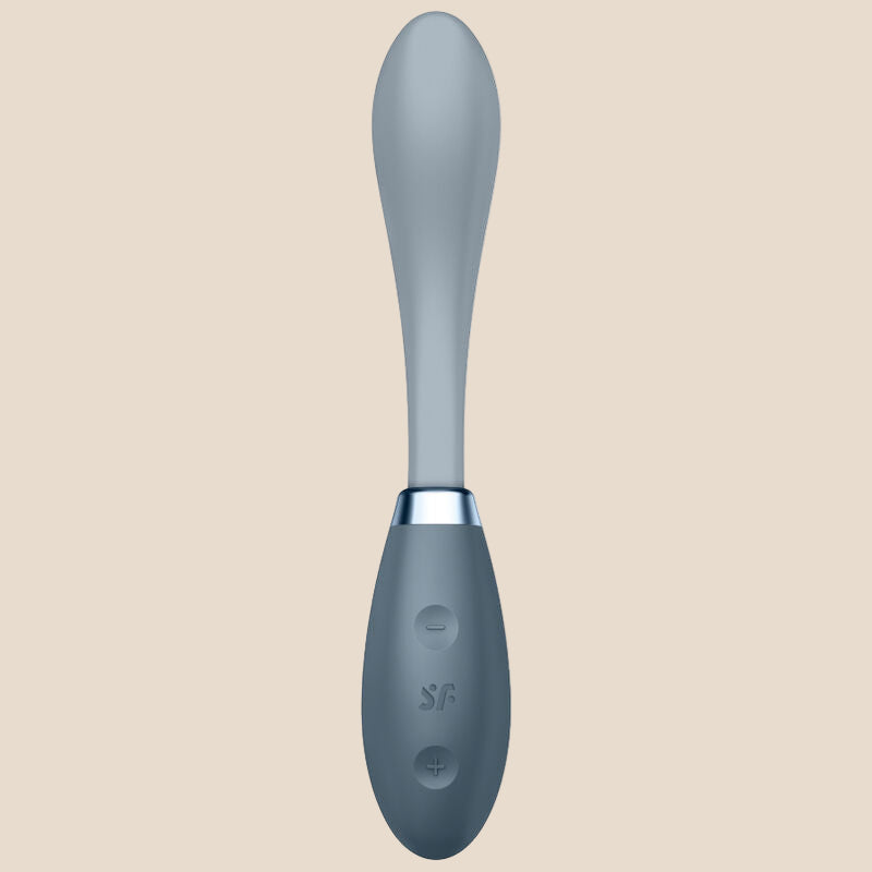 SATISFYER - MULTI VIBRADOR G-SPOT FLEX 3 CINZA-1