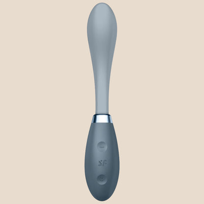 SATISFYER - MULTI VIBRADOR G-SPOT FLEX 3 CINZA-1