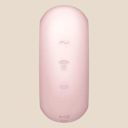 SATISFYER - PRO TO GO 3 ESTIMULADOR E VIBRADOR DE PULSO DE AR DUPLO ROSA-3