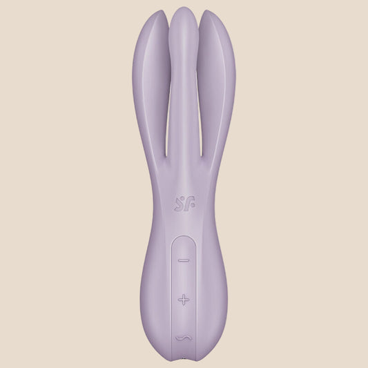 SATISFYER - VIBRADOR THREESOME 2 VIOLETA-1