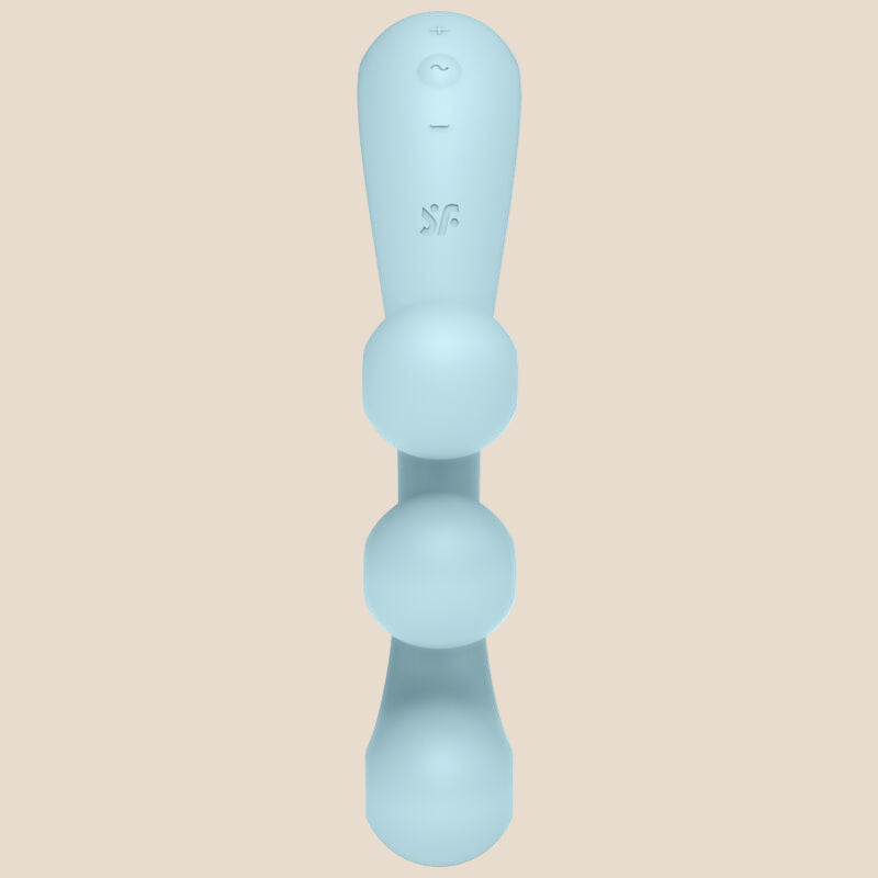 SATISFYER - MULTI VIBRADOR TRI BALL 2 AZUL-2