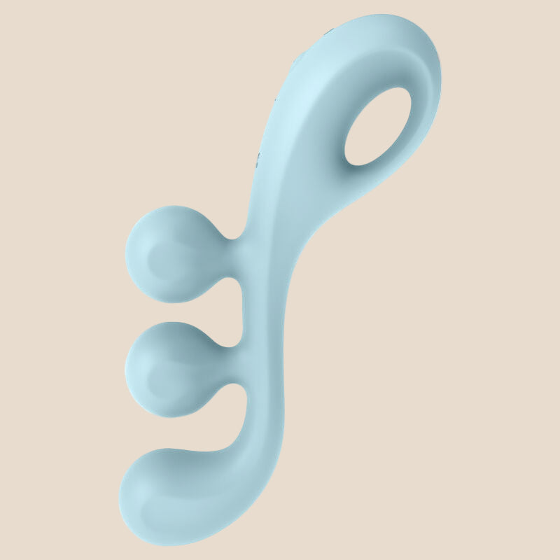 SATISFYER - MULTI VIBRADOR TRI BALL 2 AZUL-1