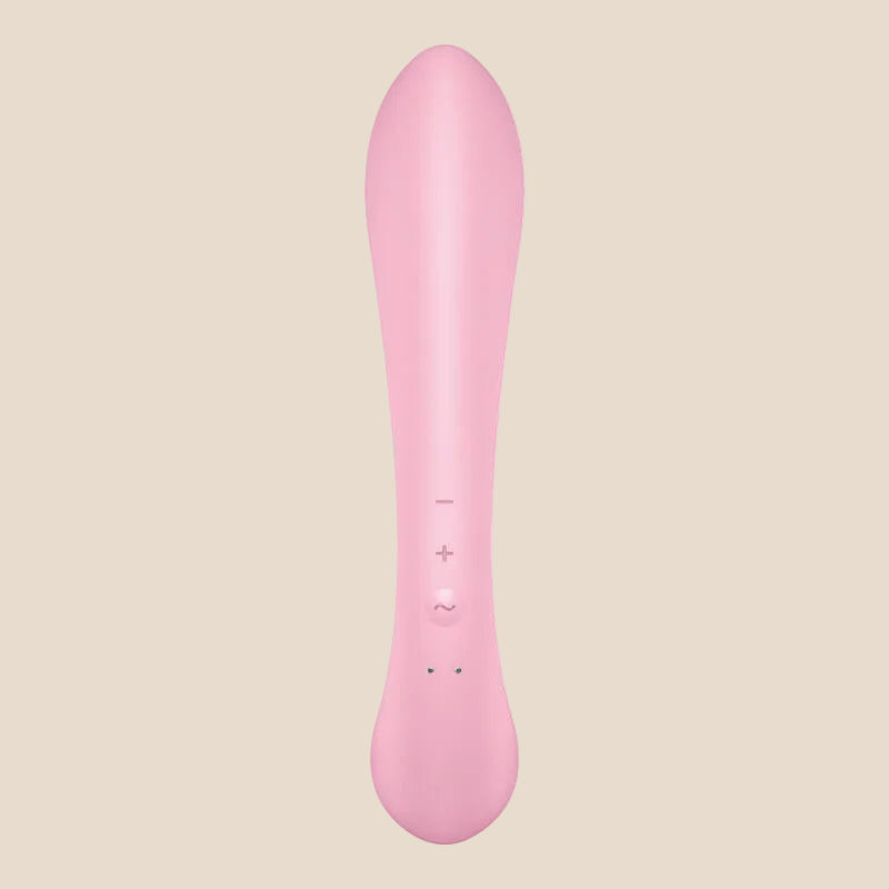 SATISFYER - VIBRAO HÍBRIDA TRIPLE OH ROSA-2