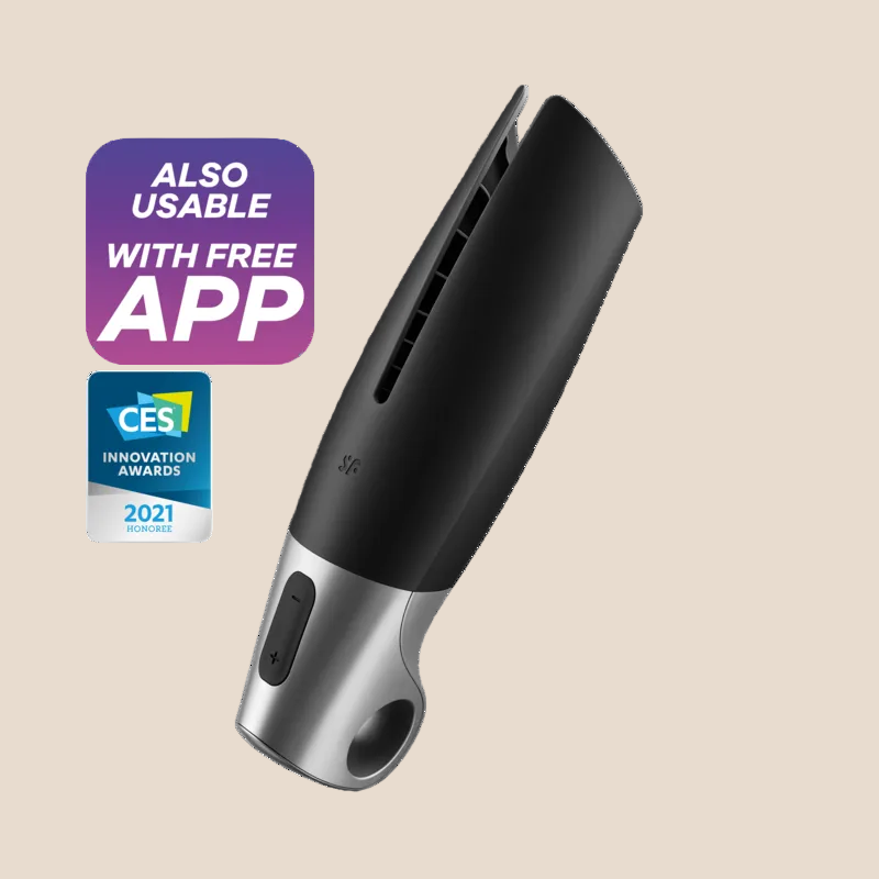 SATISFYER - MASTURBADOR POWER PRETO-0